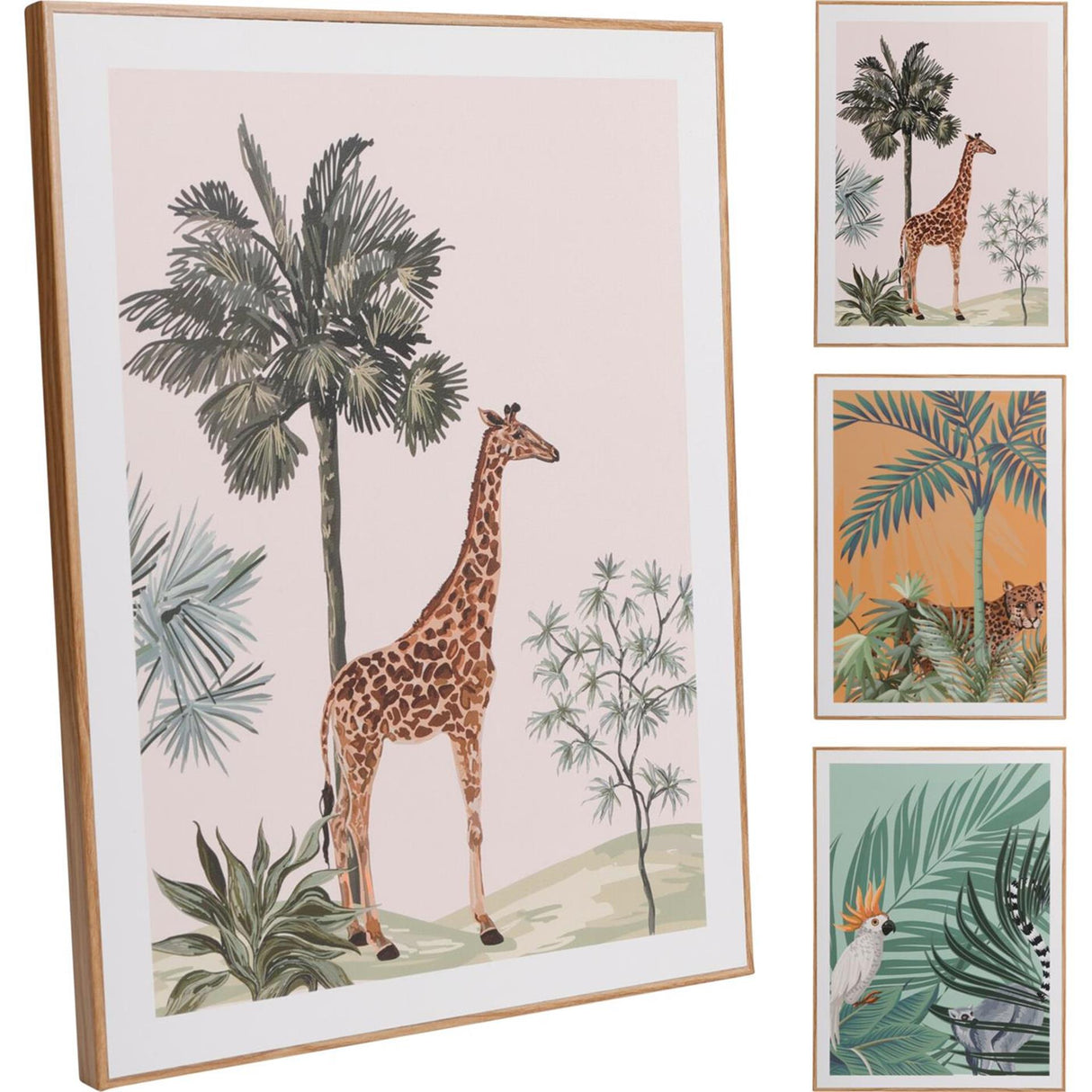 Home styling wanddeco mdf 3 assorti 28x38cm