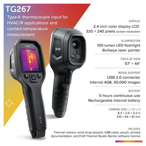 Flir TG267 termisk kamera