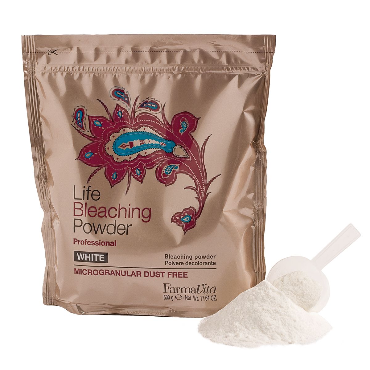 Farmavita life blegepulver støvfri hvid 500gr