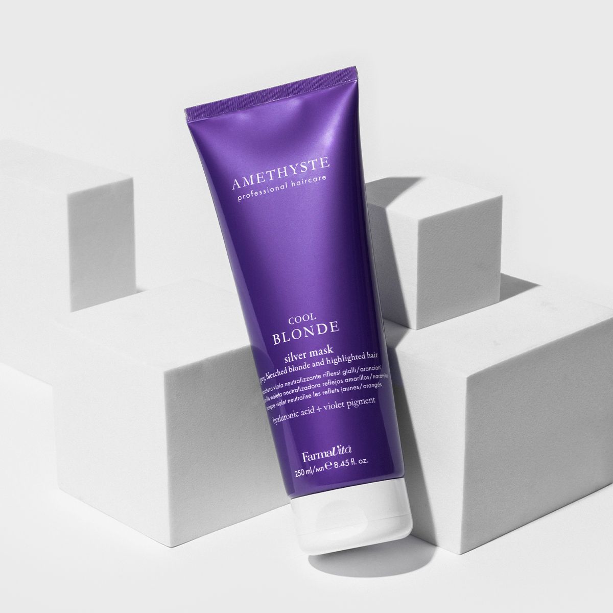 Farmavita ametyst cool blond sølv maske 250ml