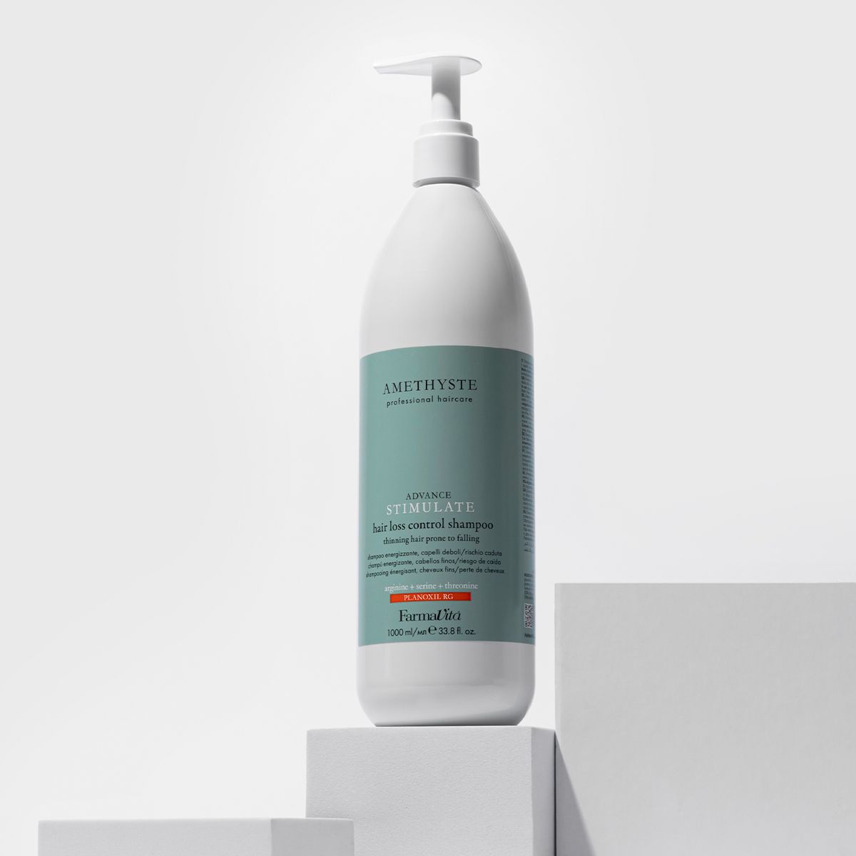 Farmavita amethyste stimulerer hårtabskontrol shampoo 1000ml