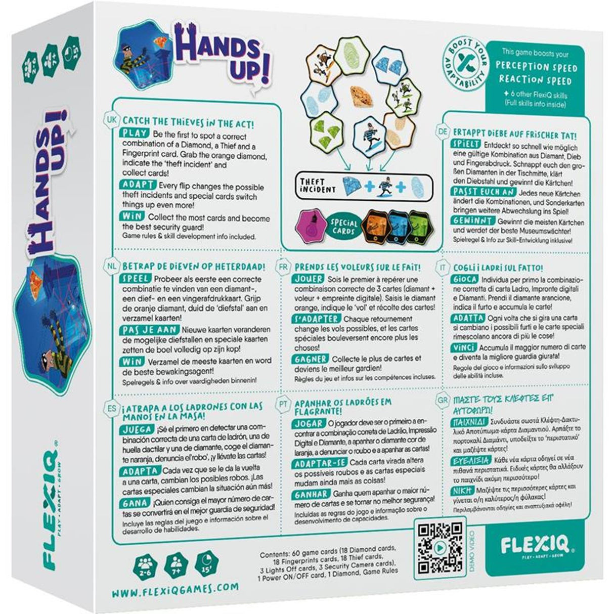 Flexiq hænderne op! kortspil