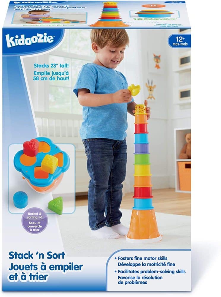 Playgo - stable kopper med formsorterer i muntre farver