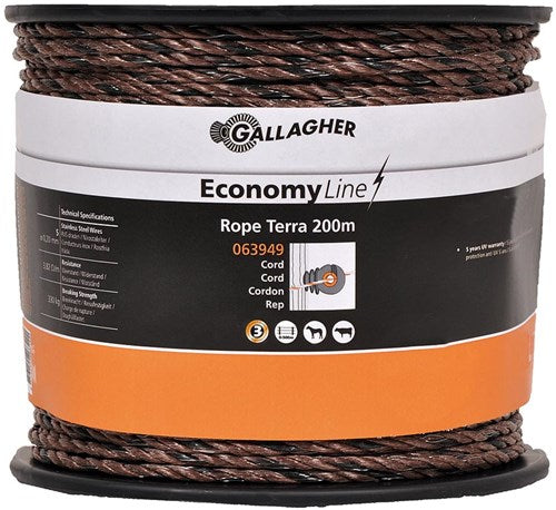 Gallagher economyline cord terra 200m - 063949 063949