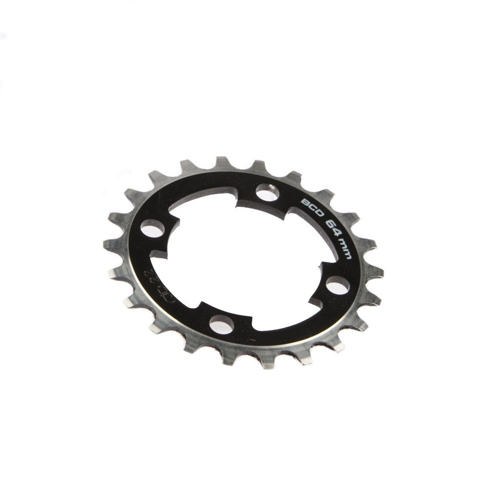Gebhardt kædering 22t bcd 64mm 4 arme, sort