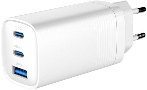 Enzo Gembird USB + 2x USB-C hurtigoplader | 65w | hvid - 9540153