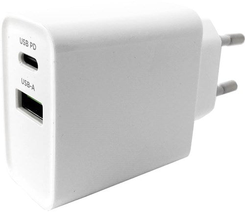 Enzo Gembird USB + USB-C hurtigoplader | 20w | hvid - 9540151
