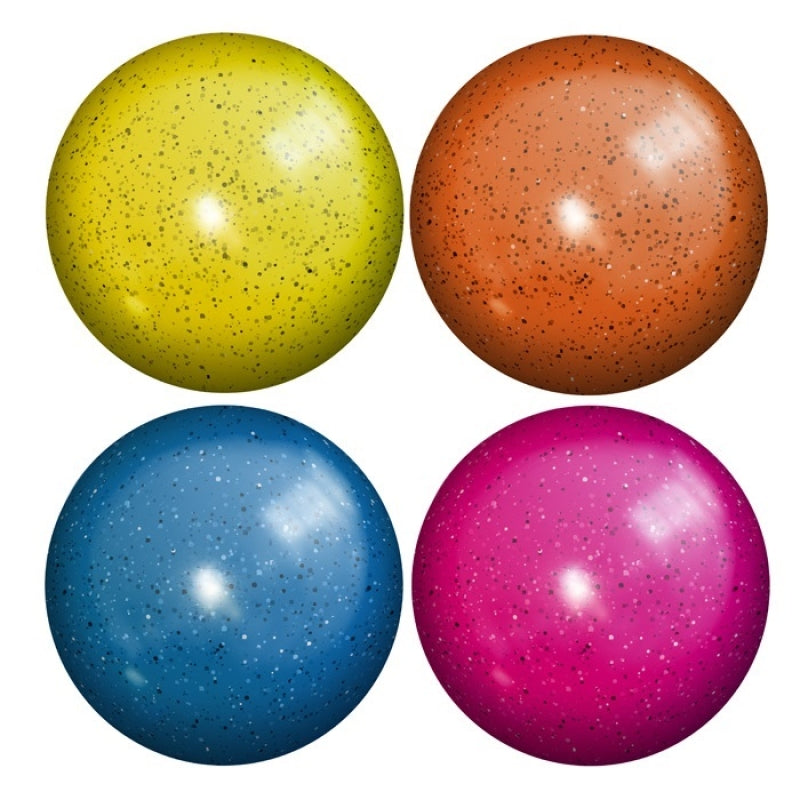 Forskellige mærker af glitterkugler (13 cm 4 ass.)