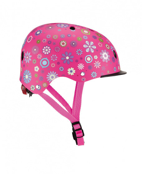 Globber Lights Helmet Pink Størrelse 48-53 cm