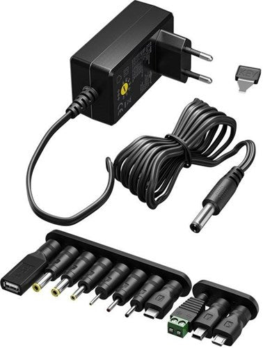 Enzo goobay strømforsyning 1500ma 18w stabiliseret - 7795514