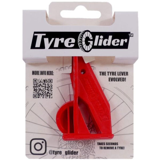 Dækglider ergonomisk dækkøber 7,8 x 4,3 cm rød