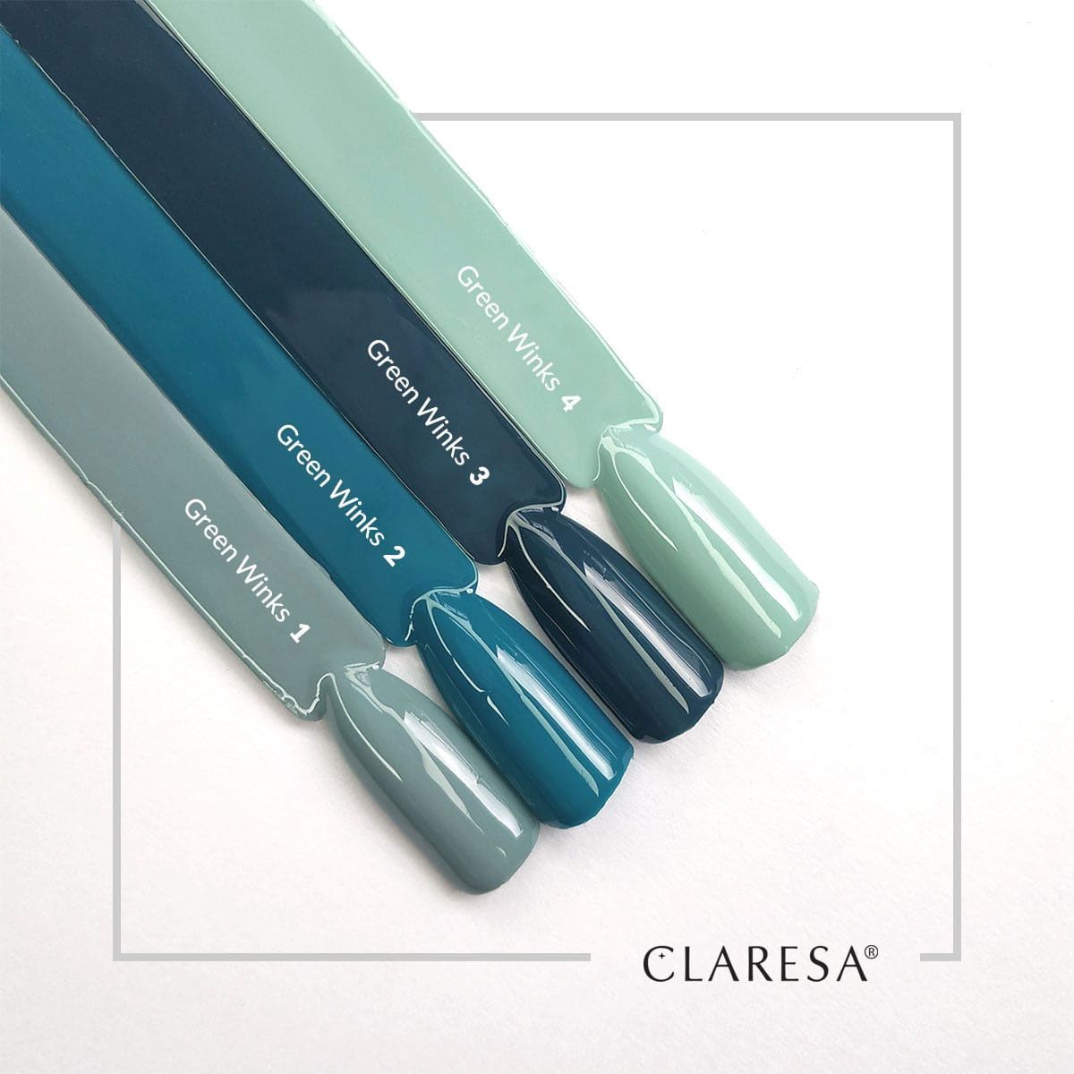 Claresa UV LED Gel Polish 5 ml grønne blink 4