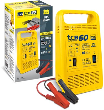 Gys tcb 60 | 230v | 12 v | 85 watt | 15 - 60 ah - 5192023253