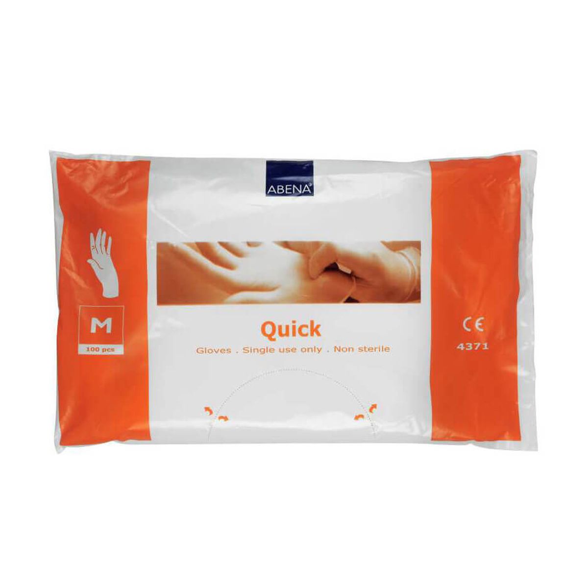 Abena hurtige engangshandsker 100 stk. medium