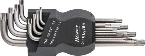Hazet Winkelstiftschlüsselsatz vinkelskruesæt 8 stk. torx
