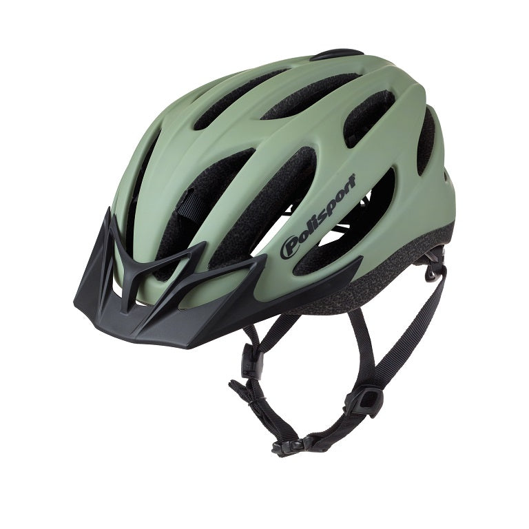 Polisport MTB hjelm sport-flow l 58-62cm mat grøn