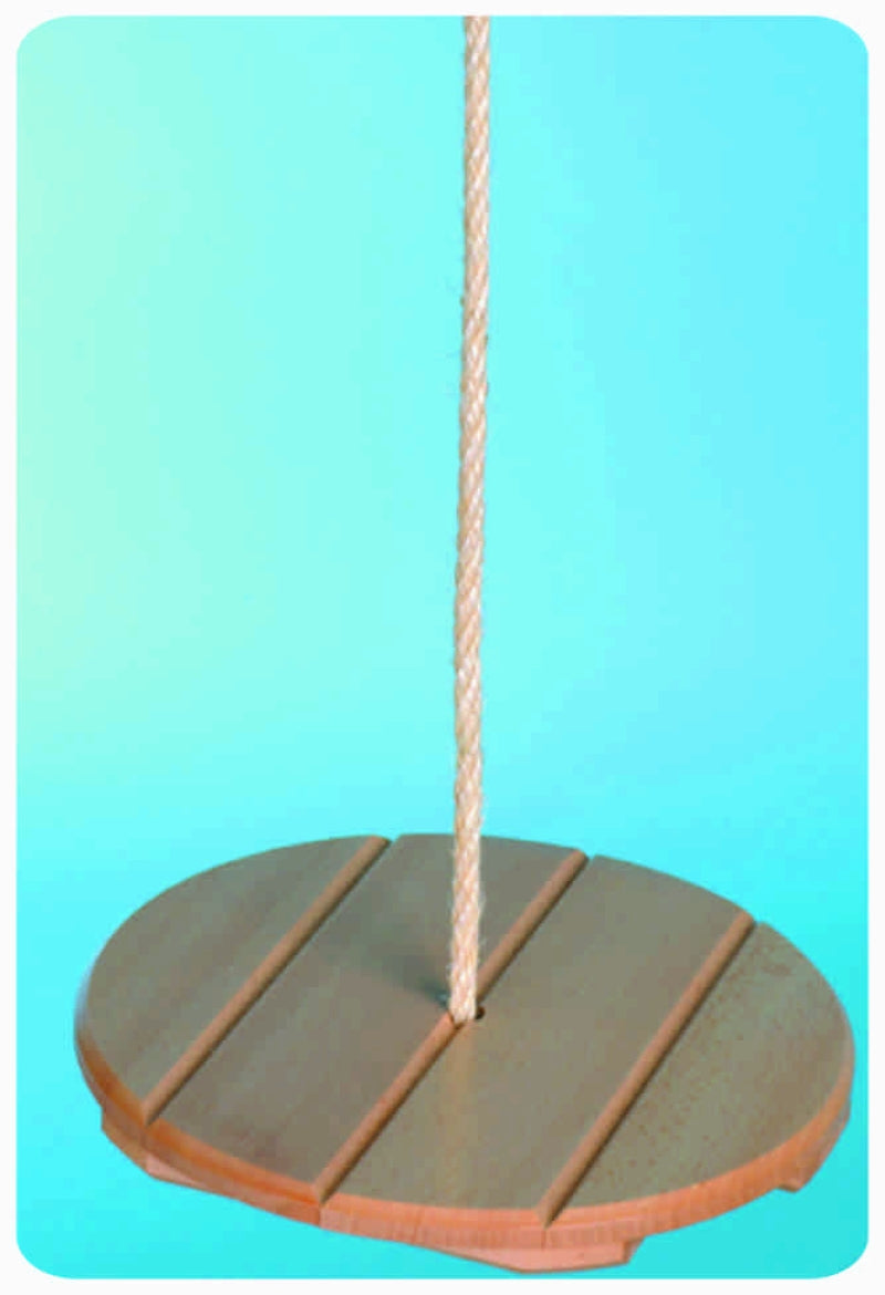 NHF rund gynge i træ (2m sisal)