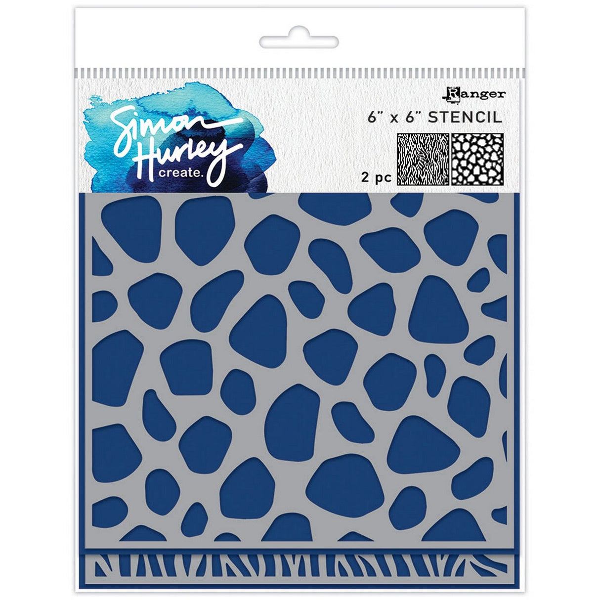 Ranger ink ranger • simon hurley create. stencils dyreprint 2 stk