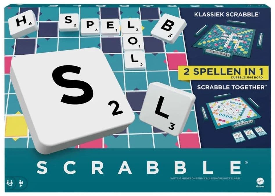 Mattel Scrabble 2i1 brætspil