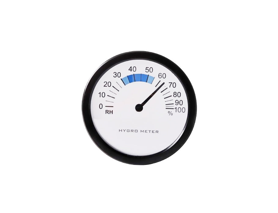 Sprog værktøjer hygrometer - 85 mm - rund