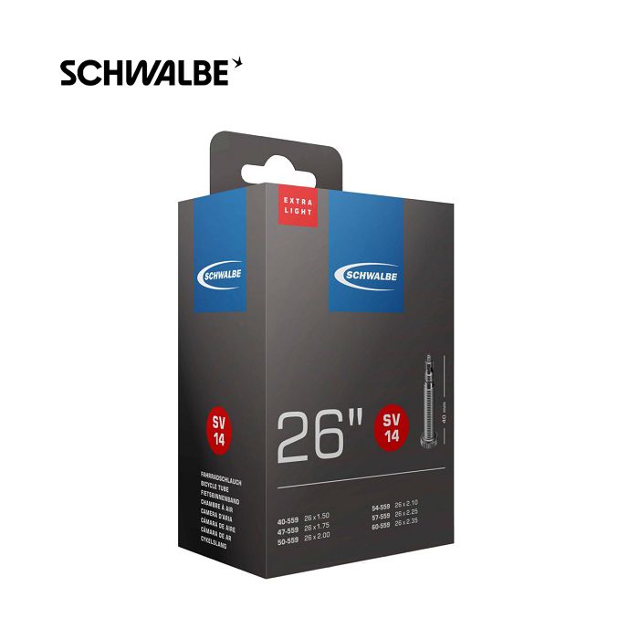 Schwalbe indre rør 26 x 1,50 2,35 (40 60-559) FV 40 mm