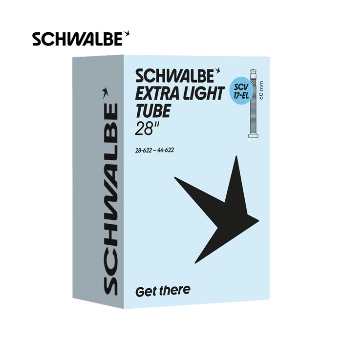 Schwalbe inderrør scv17-el 28 44-622 60mm sort