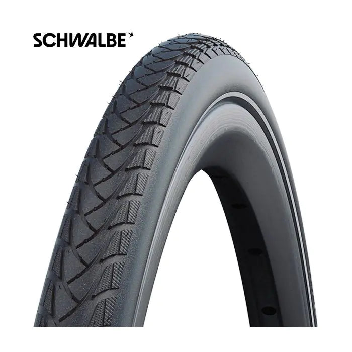 Schwalbe 26x1,00 (25-559) marathon plus kørestol sort tråd 11231440,01