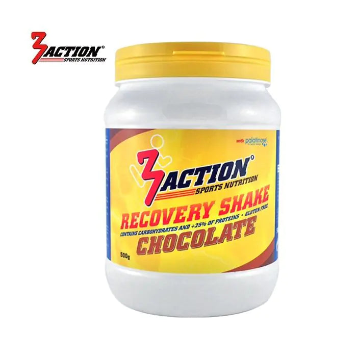 3action recovery shake chokolade 500 gram 1201000041