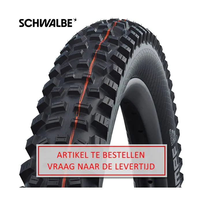 Foldningsbånd Schwalbe Hans Dampf Super Gravity 29 x 2,35 60-622 mm - Sort