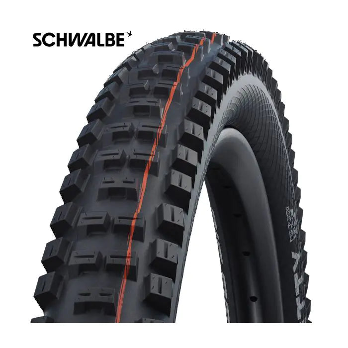 Schwalbe foldedæk big betty super trail 26 x 2,40 62-559 mm - sort