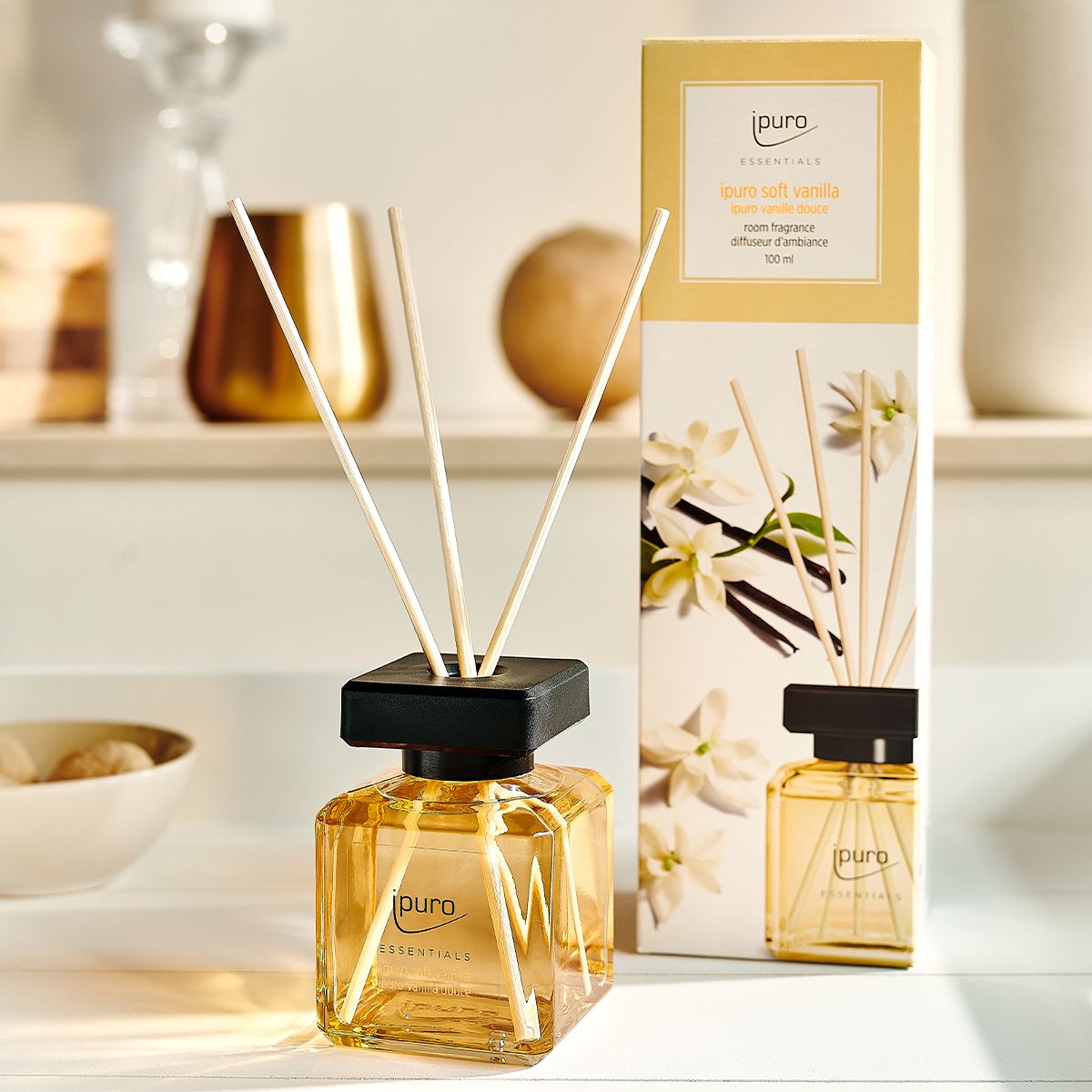 Ipuro duftspreder blød vanilje 100 ml