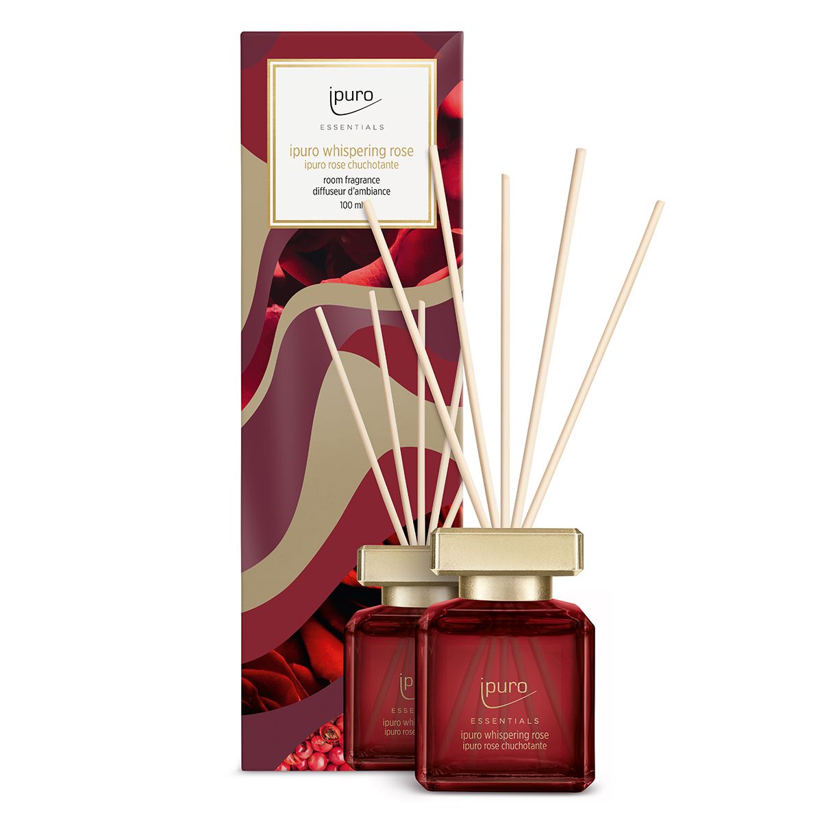 Ipuro duft diffuser hviskende rose 100ml