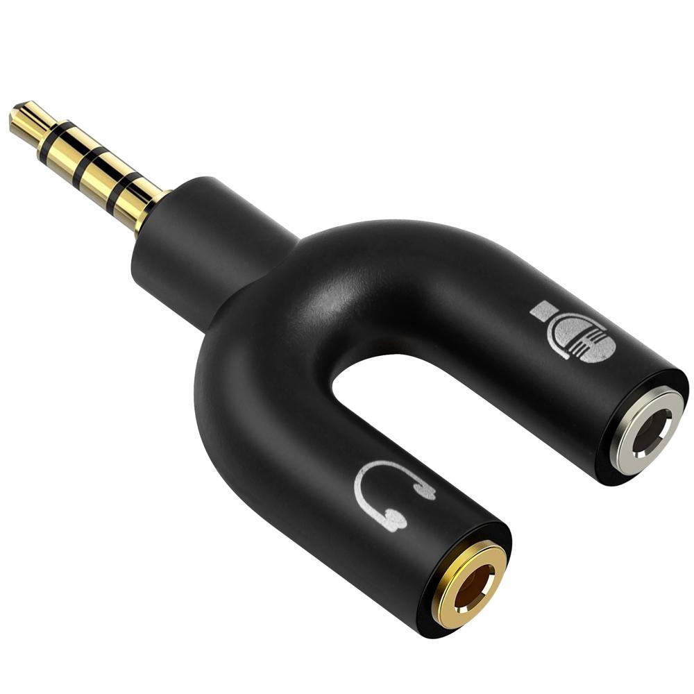 Aux splitter - mikrofon og lyd