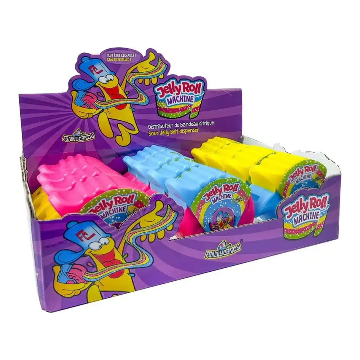 Sjov slik gelérullemaskine (12 stykker)