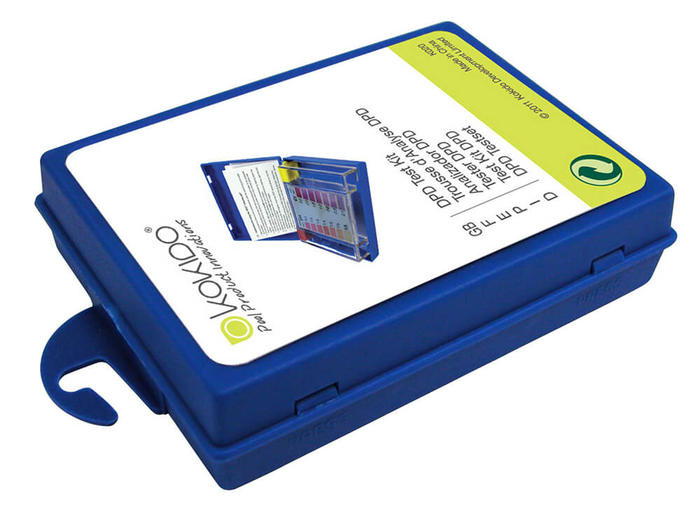 Ubranded kokido dpd testkit med 2 x 10 tabletter