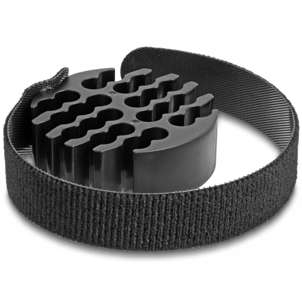 Delock kabelorganisator med velcro kabelbinder sort