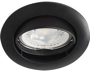 Enzo kanlux indbygningsspot 50mm justerbar sort - 5013138