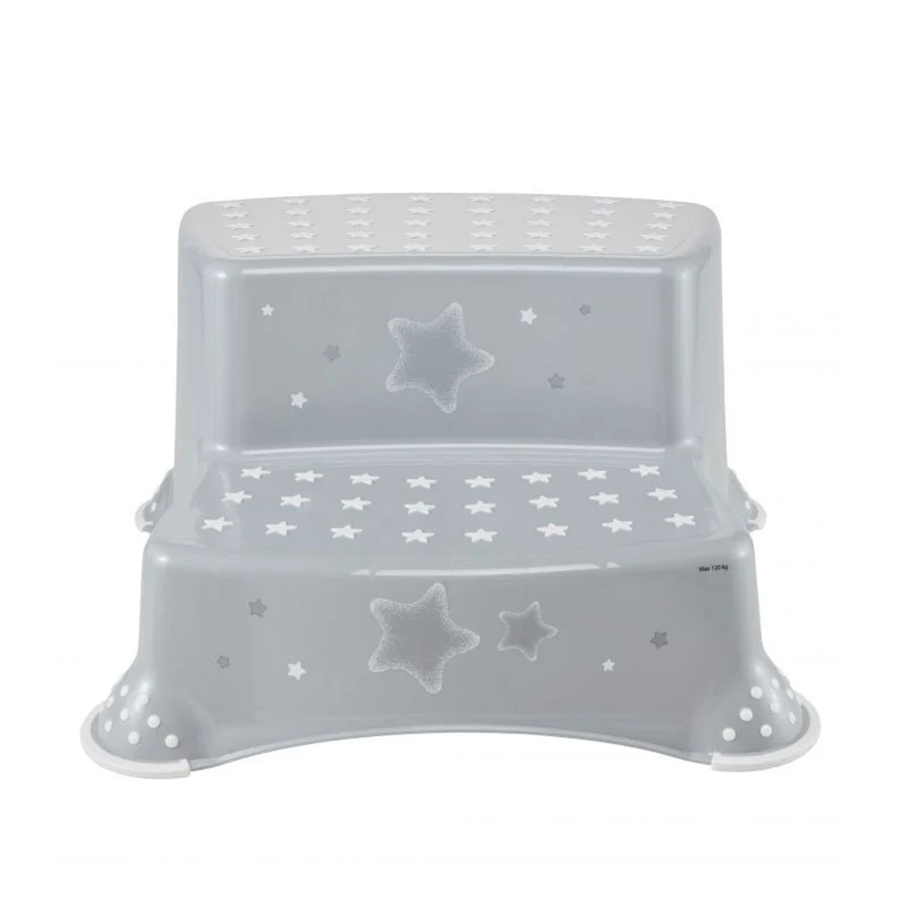 Keeeper opstapje kids grijs stars 40 x 37 x 21 cm