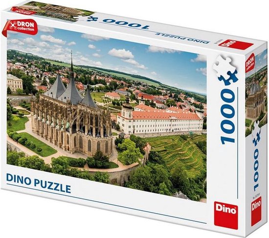 Dinotoys dino puslespil - Saint Barbara's Church i Tjekkiet - 1000 brikker