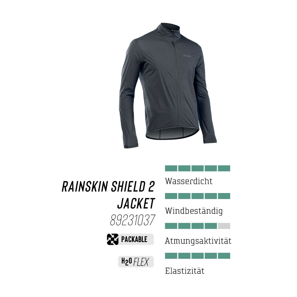 Northwave rainskin shield 2 - regnjakke