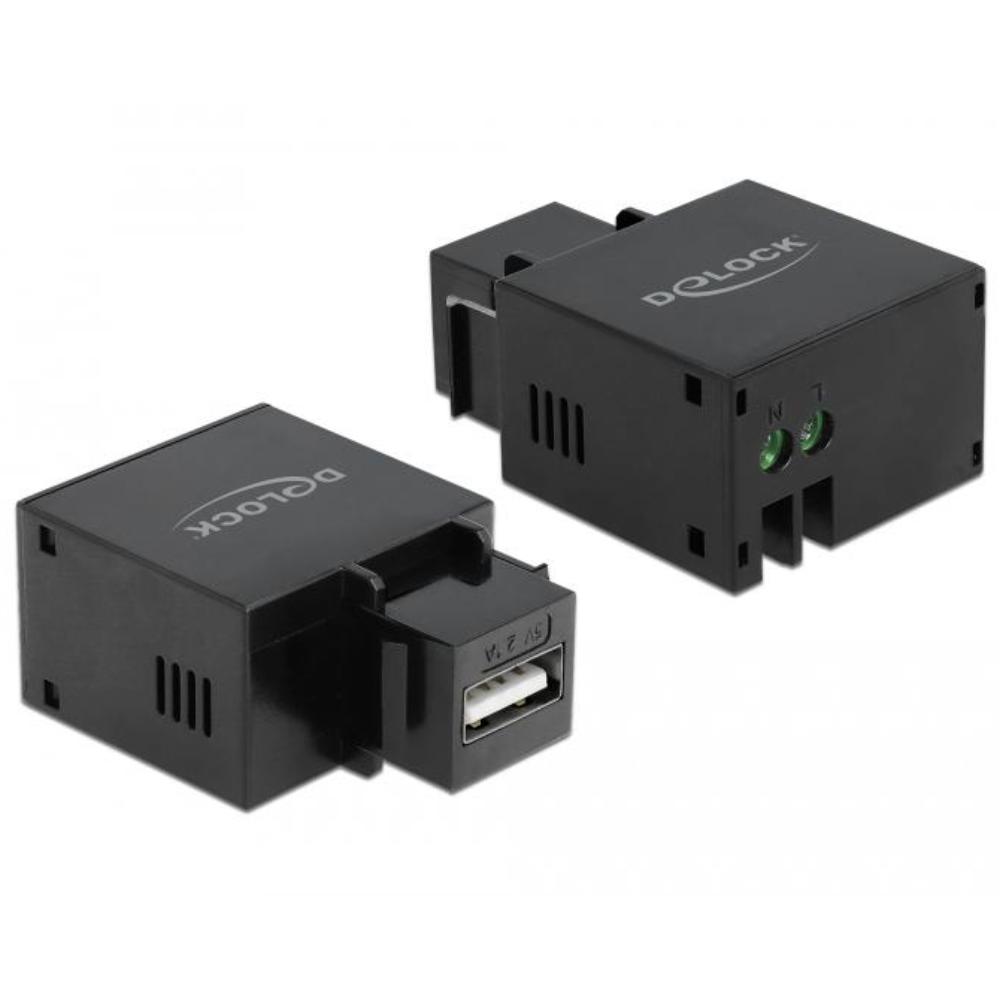 USB-A til 2-benet forbindelsesblok keystone