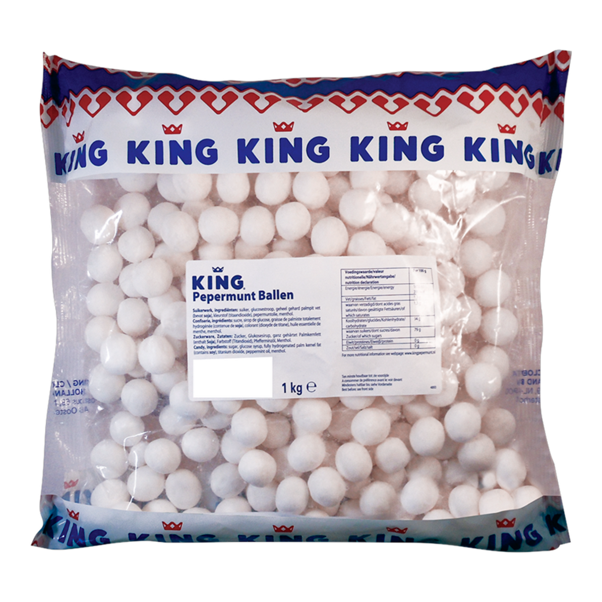 King pebermyntekugler (6x 1kg)