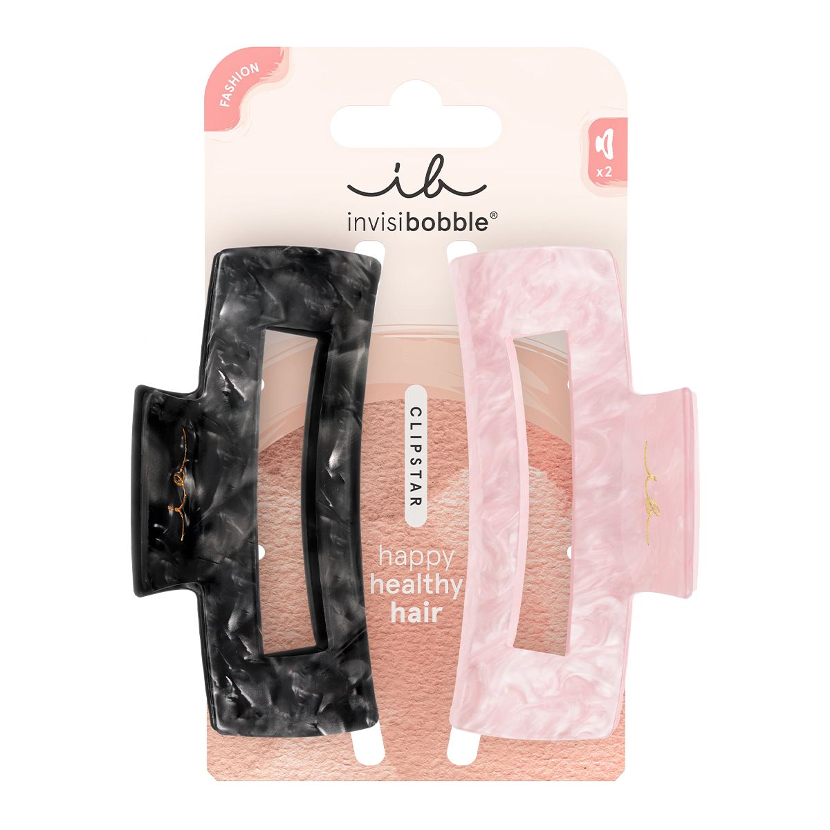 Invisibobble clipstar eclipse blank 2stk.