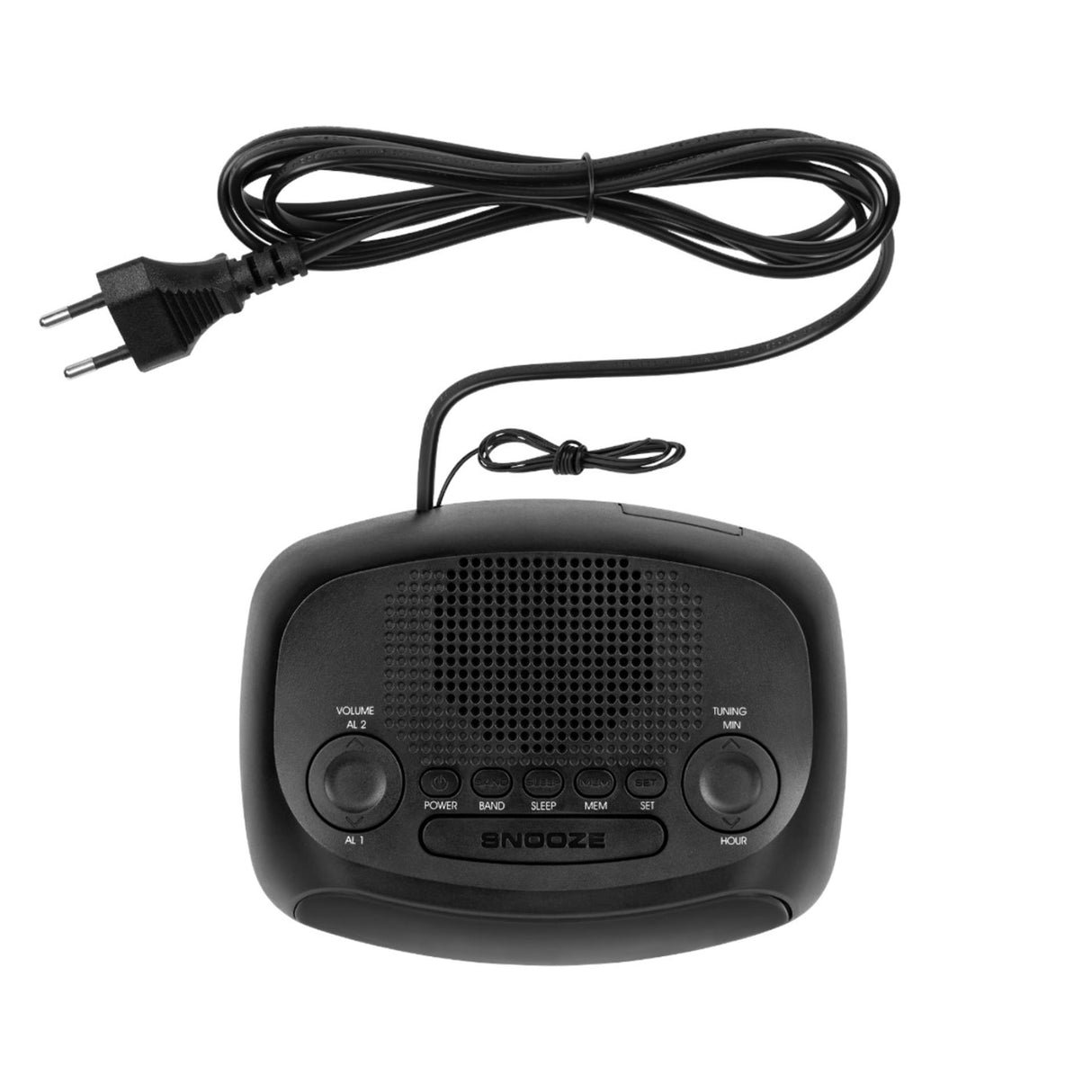 Kruger matz krã¼ger matz fm am clockradio, sort