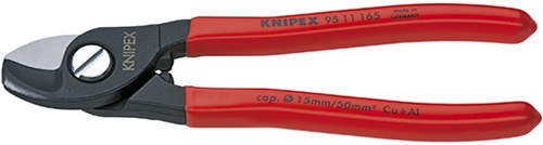 Knipex plastbelagt kabelsaks 165 mm - 9511165