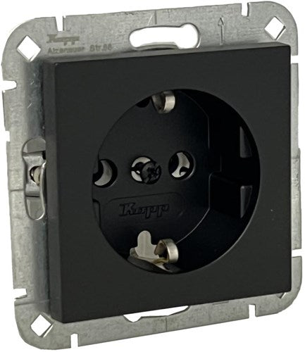 Enzo kopp hk07 ren mat sort indbygget fatning ra - 4624600