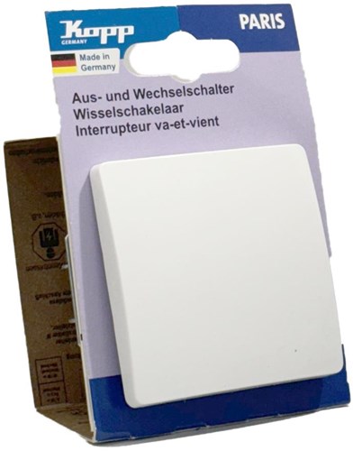 Kopp paris arctic white omskifter + vippe - 4625000