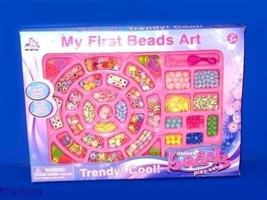 Bongers legetøj mine første perler kunstperler sat i æske