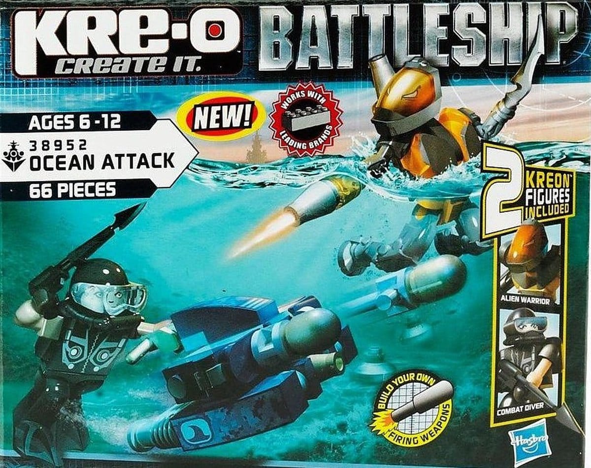 Hasbro kre-o slagskib havangreb