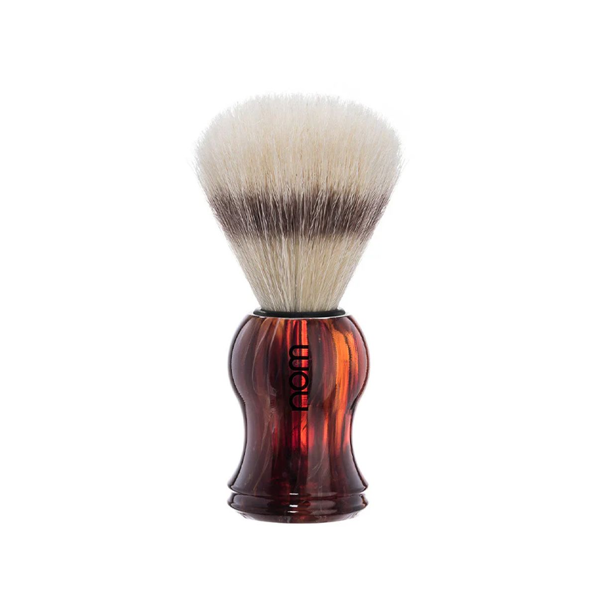 Nom naturligt hår havana barberbørste